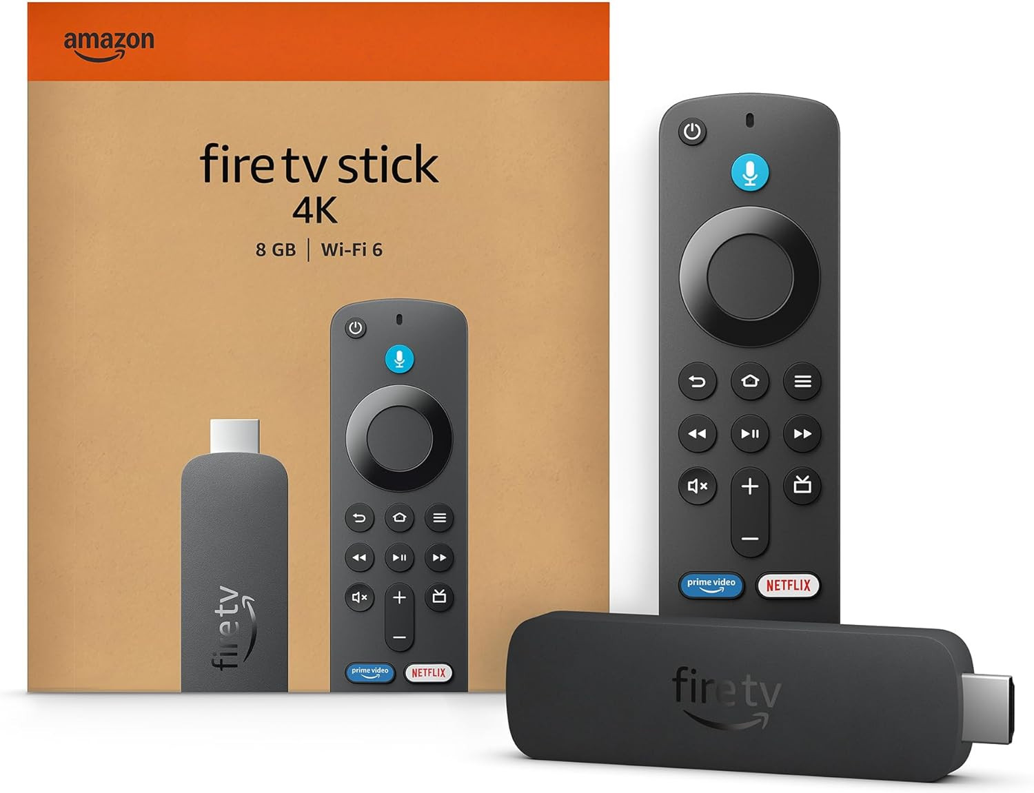 Amazon Fire TV Stick 4K (newest model) with AI-powered Fire TV Search, Wi-Fi 6, stream over 1.5 m... | Amazon (US)