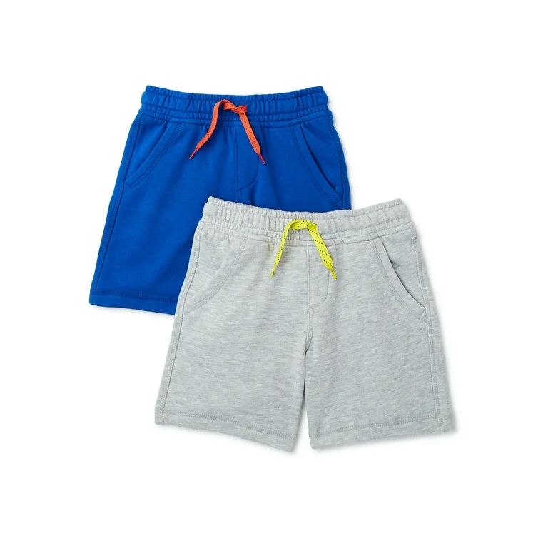 Wonder Nation Boys Mesh Pocket Shorts, 2-Pack, Sizes 4-18 & Husky - Walmart.com | Walmart (US)