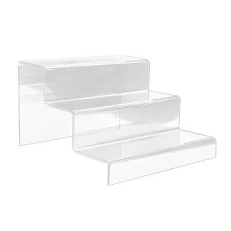 Atralife 2/3 Steps Acrylic Riser Clear Durable Shoes Display Stand Shelf | Walmart (US)