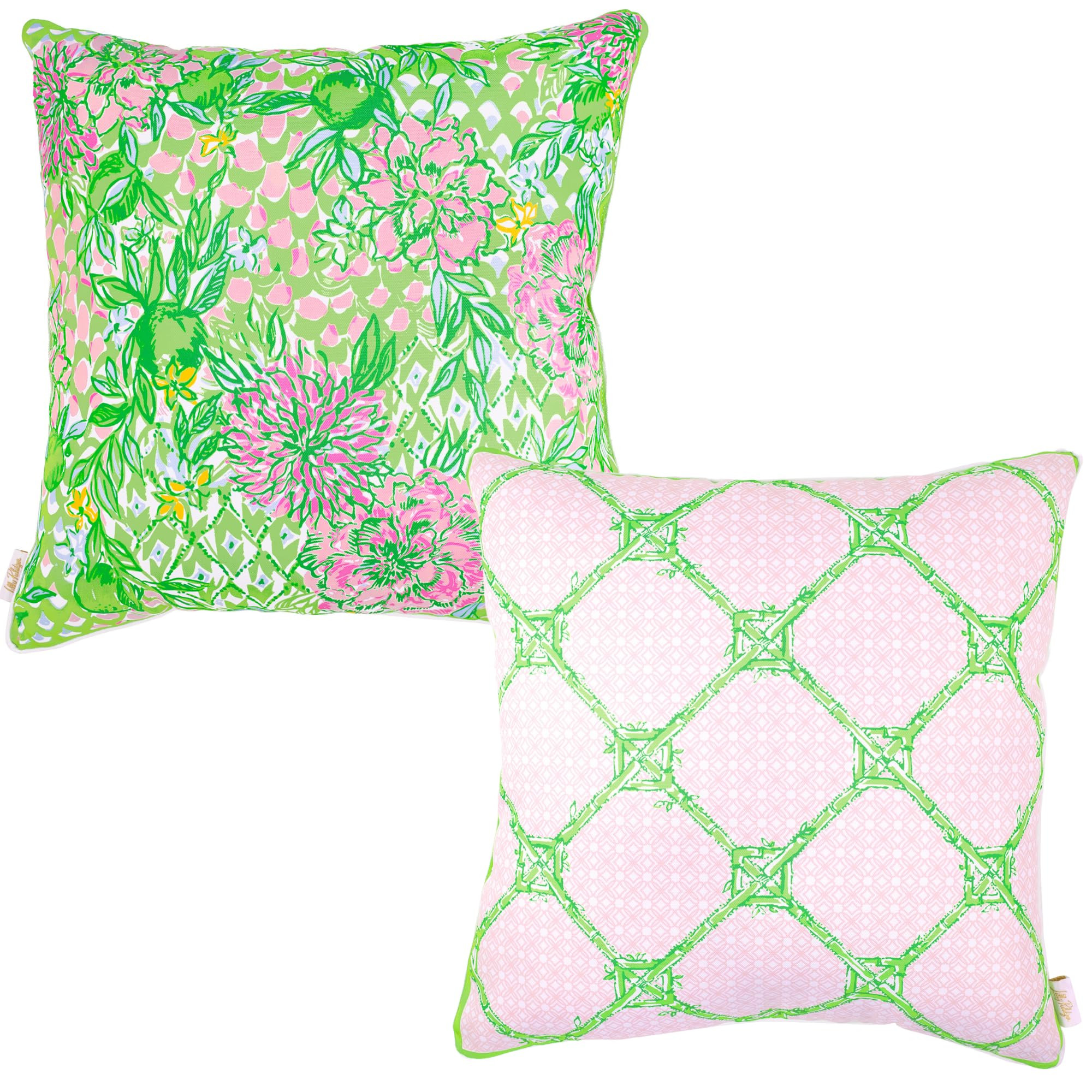 Lilly Pulitzer 20" Square Decorative Throw Pillow for Indoor and Outdoor, Throw Pillow for Couch ... | Amazon (US)