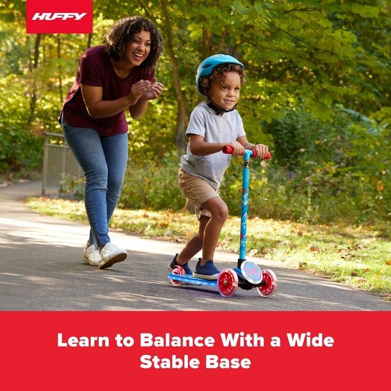 Huffy Marvel Spidey & His Amazing Friends Light-Up Toddler Scooter, Ages 3+, Blue, Boys | Walmart (US)