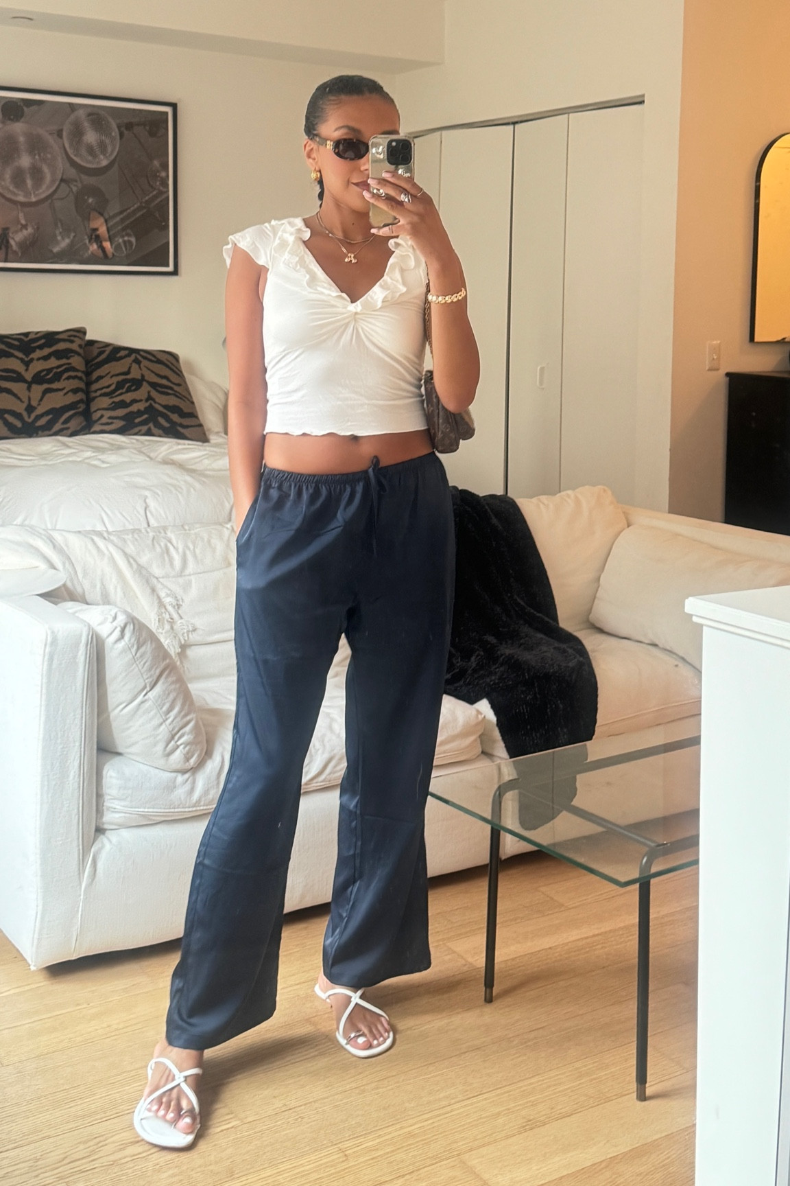 Easiest summer outfit to grab drinks 🤍💙 

#LTKFindsUnder100 #LTKFindsUnder50 #LTKSeasonal