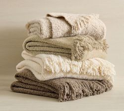 Boucle Knit Throw | Pottery Barn (US)