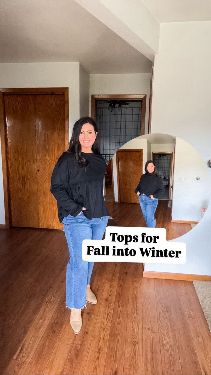 Two tops you’ll see me in all fall and winter long — guaranteed 👌🏼