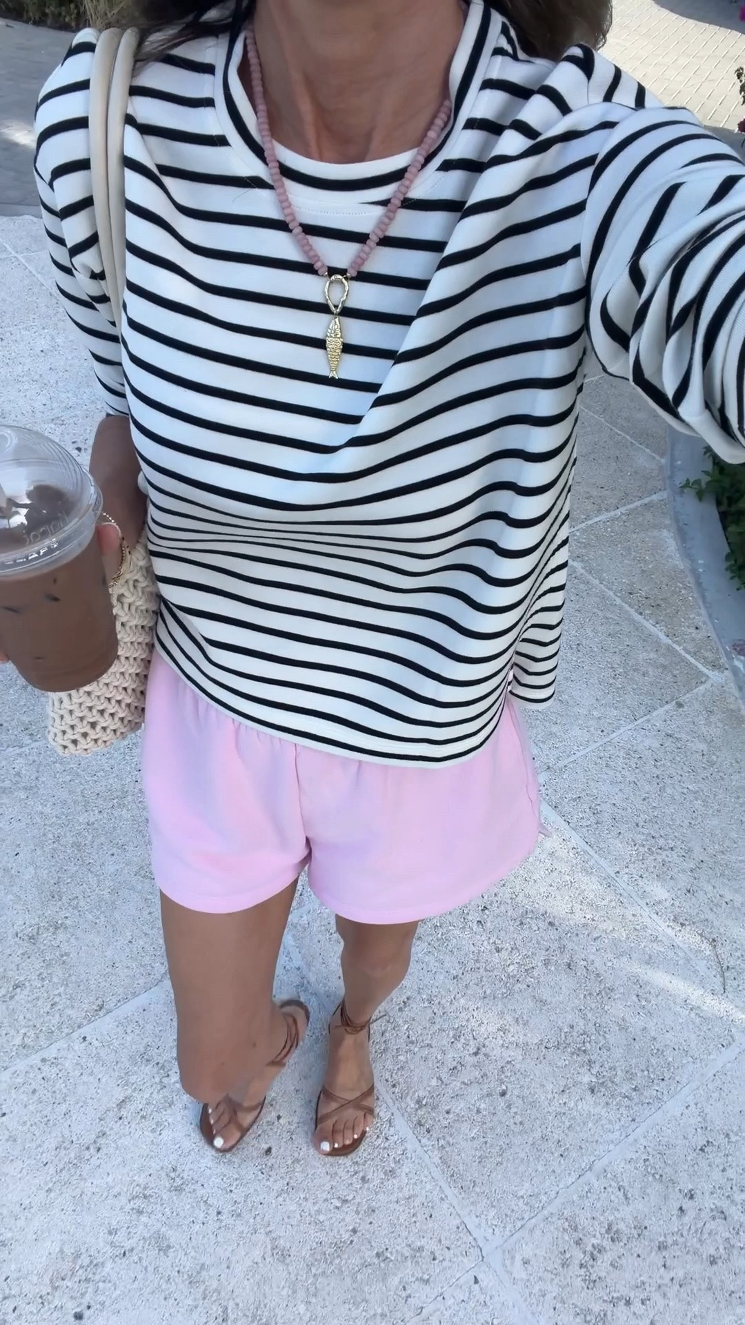 Comfy and cute mornings! 
-@Aritzia shorts are a favorite sz S

@Spanx code fashionedlifexspanx

#LTKootd #LTKOver40 #LTKTravel