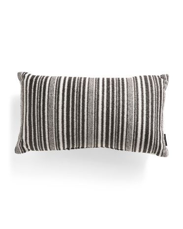 14x24 Outdoor Chevron Striped Pillow | TJ Maxx