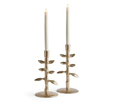 Briar Taper Holder, Set of 2 | Pottery Barn (US)