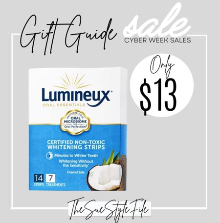 Lumineux sales teeth whitener sale 

#LTKHoliday #LTKGiftGuide #LTKCyberweek