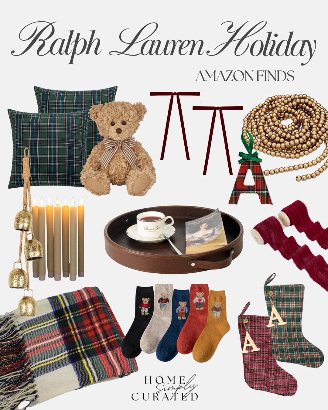 If you are trying to get on the Ralph Lauren Holiday trend, Amazon is your best bet for a one stop shop! ✨

#ralphlaurenholiday #ralphlaurenchristmas #viralchristmas #vintage #vintagechristmas #classicchristmas #holidayhomedecor #amazon

 

#LTKHoliday #LTKSeasonal #LTKHome