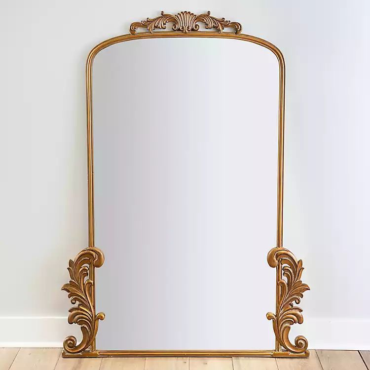 Gold Bordeaux Ornate Leaner Mirror, 46x63 in. | Kirkland's Home