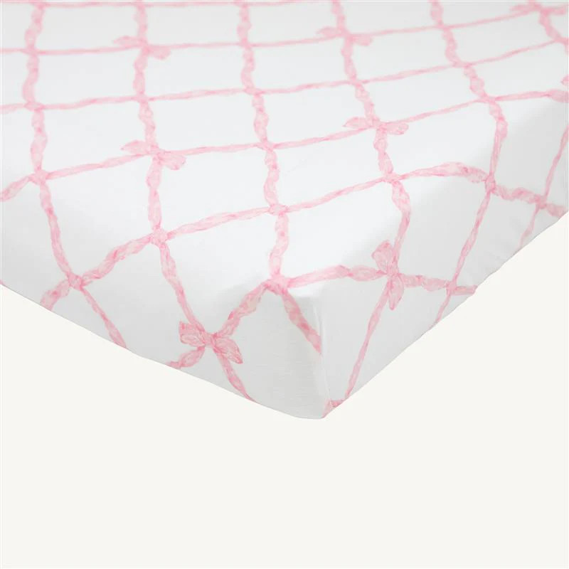 Cheeky Changing Pad Cover - Belle Meade Bow | The Beaufort Bonnet Company