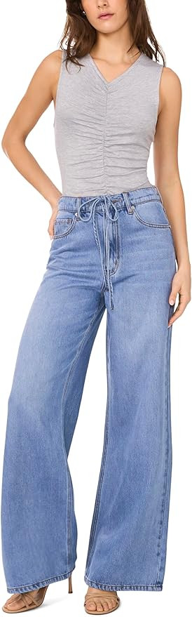 1.State Women's Wide Leg Tie Waist Jean | Amazon (US)