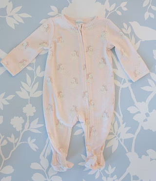 Edgehill Collection X The Broke Brooke Baby Girls Olivia Vintage Santa Footie Coverall | Dillard'... | Dillard's