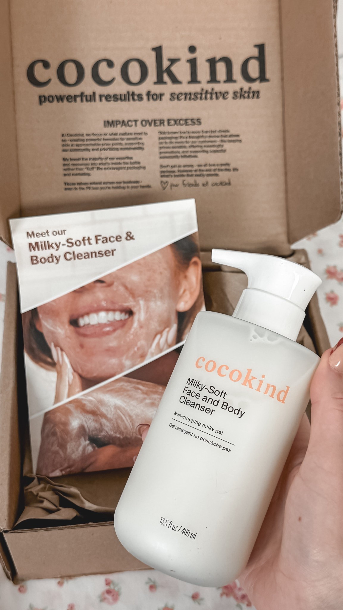 thanks cocokind! (gifted) excited to try this milky soft face and body cleanser! 🫶🏻💕

#LTKBeauty #LTKgrwm #LTKselfcare