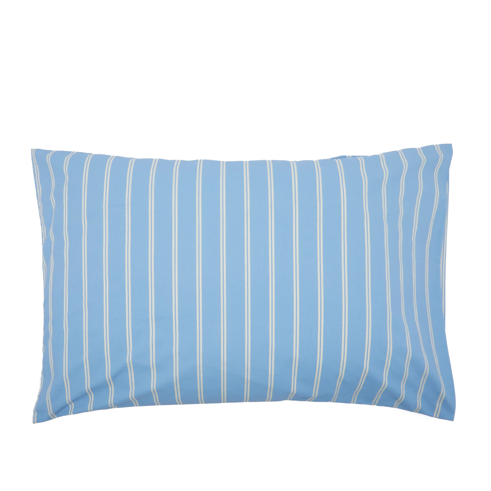 Tekla Fabrics Pillowcase Island Blue Stripes | END. Clothing