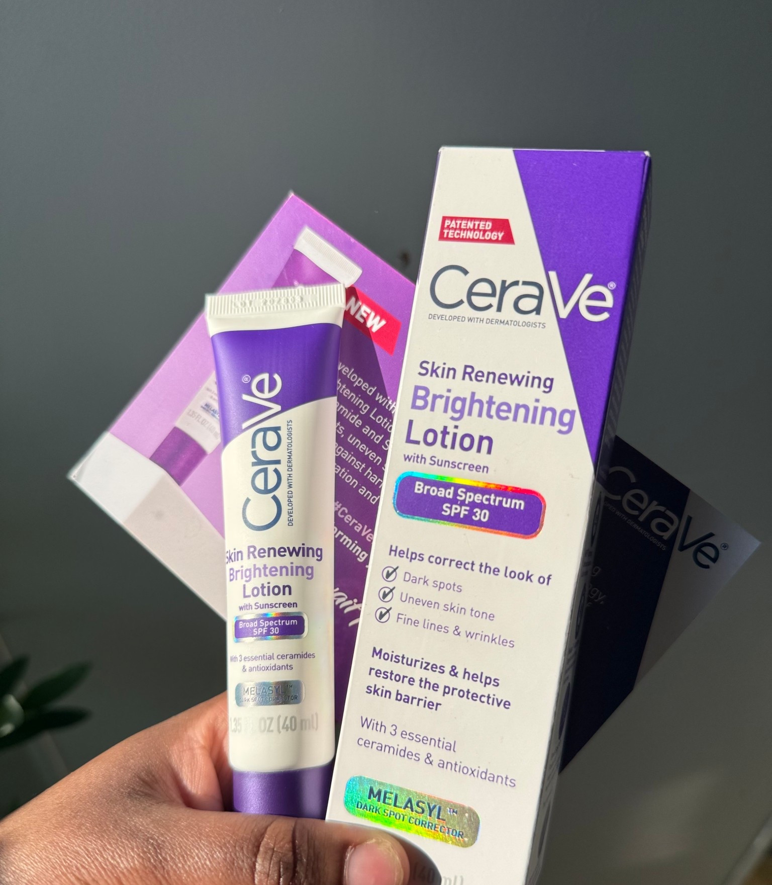 Cera ve brightening lotion with sunscreen 

#LTKselfcare #LTKmorningroutine #LTKgrwm