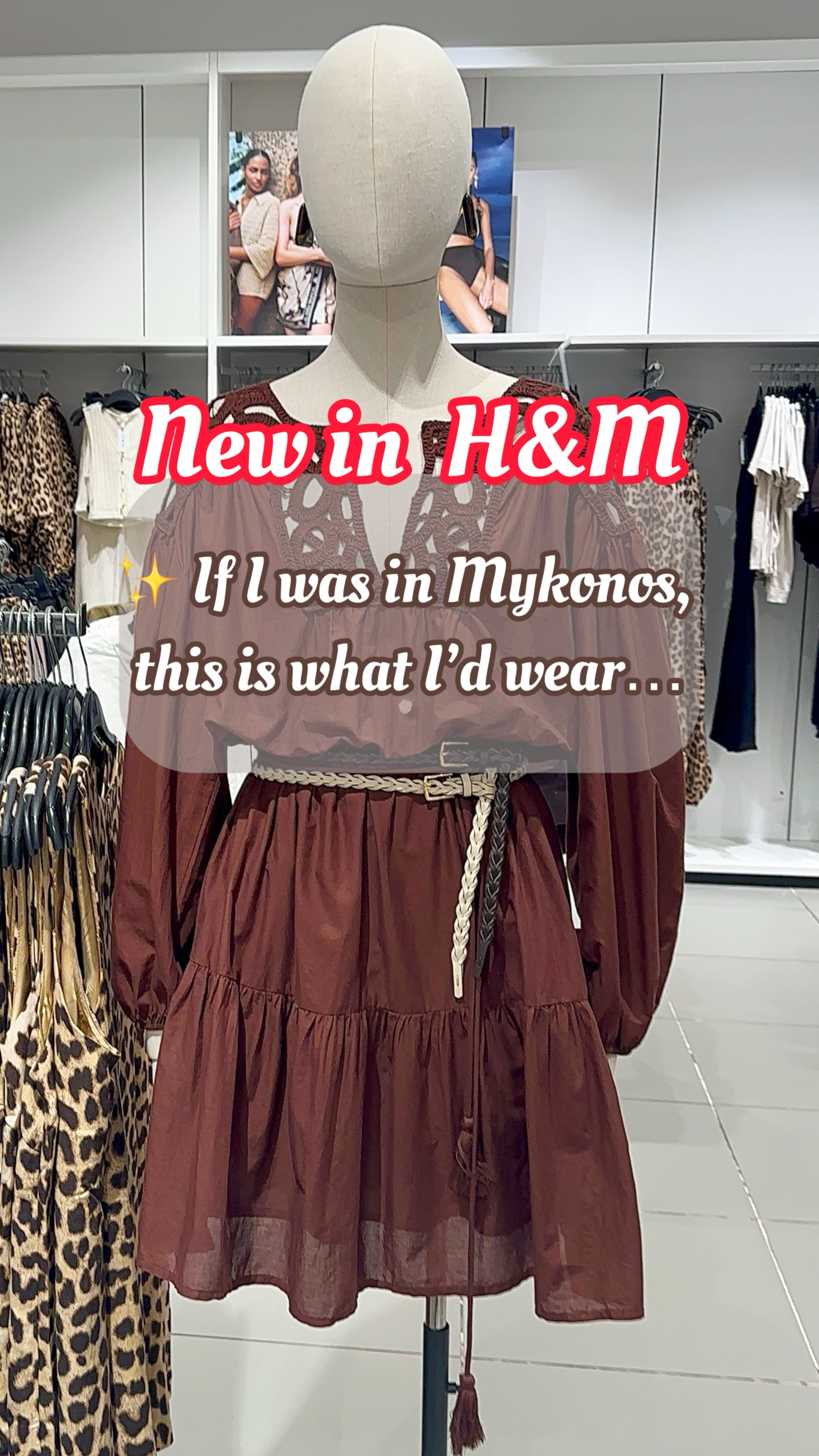 If I was walking in the streets of Mykonos, this is exactly what I would wear.
Lightweight, chic, and perfect for those warm summer nights.
The deep brown with crochet details feels so elegant but effortless.
Euro Summer 2025 is all about these airy pieces you can style up or dow

#LTKeurope #LTKdresses #LTKsummer