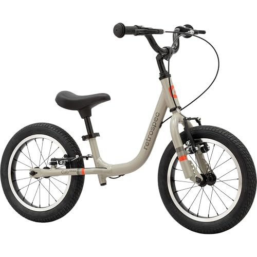 Retrospec Cub Plus XL Kids Balance Bike - 14in Outdoor Toddler Bike with Adjustable Height 15-21in - Lightweight Aluminum Frame & Hand Brakes for Ages 4-6 - Training with Air Tires | Amazon (US)