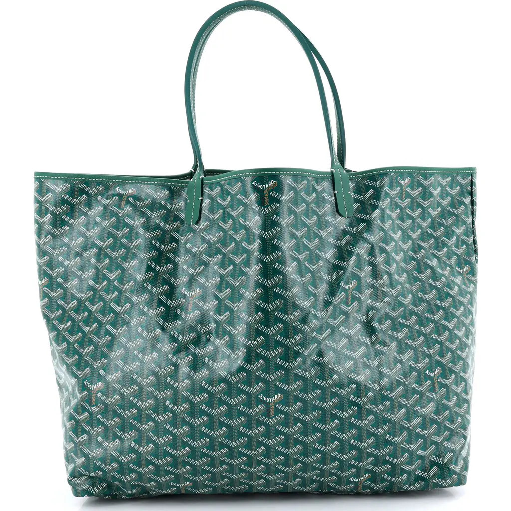 Pre-Owned Goyard Saint Louis Tote Coated Canvas GM in Green at Nordstrom, Size Large | Nordstrom