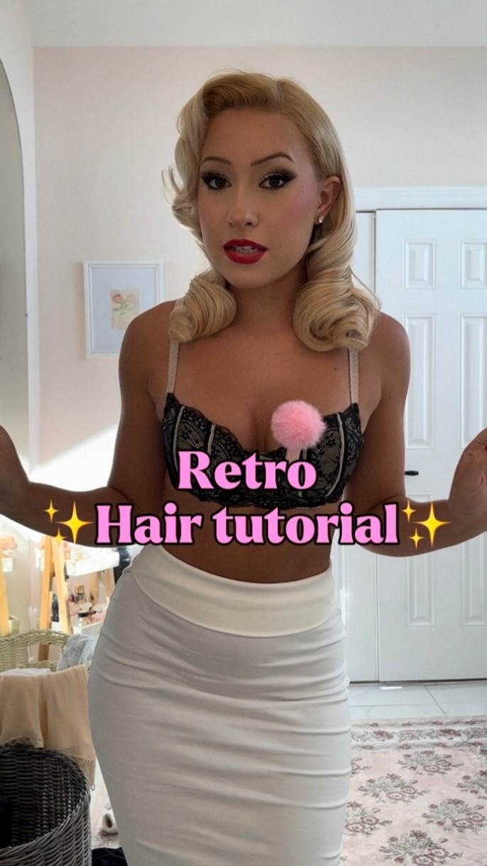 How I create my vintage curls 🩷