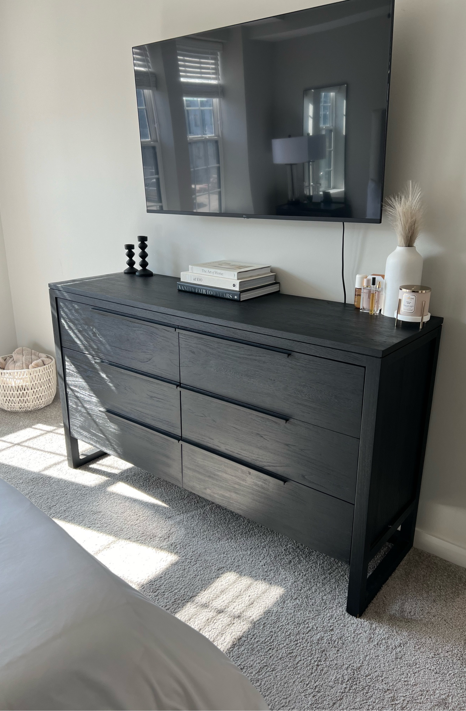 this crate and barrel dresser is SO good. amazing quality + looks so sleek and modern in person! 🖤 

#LTKhome