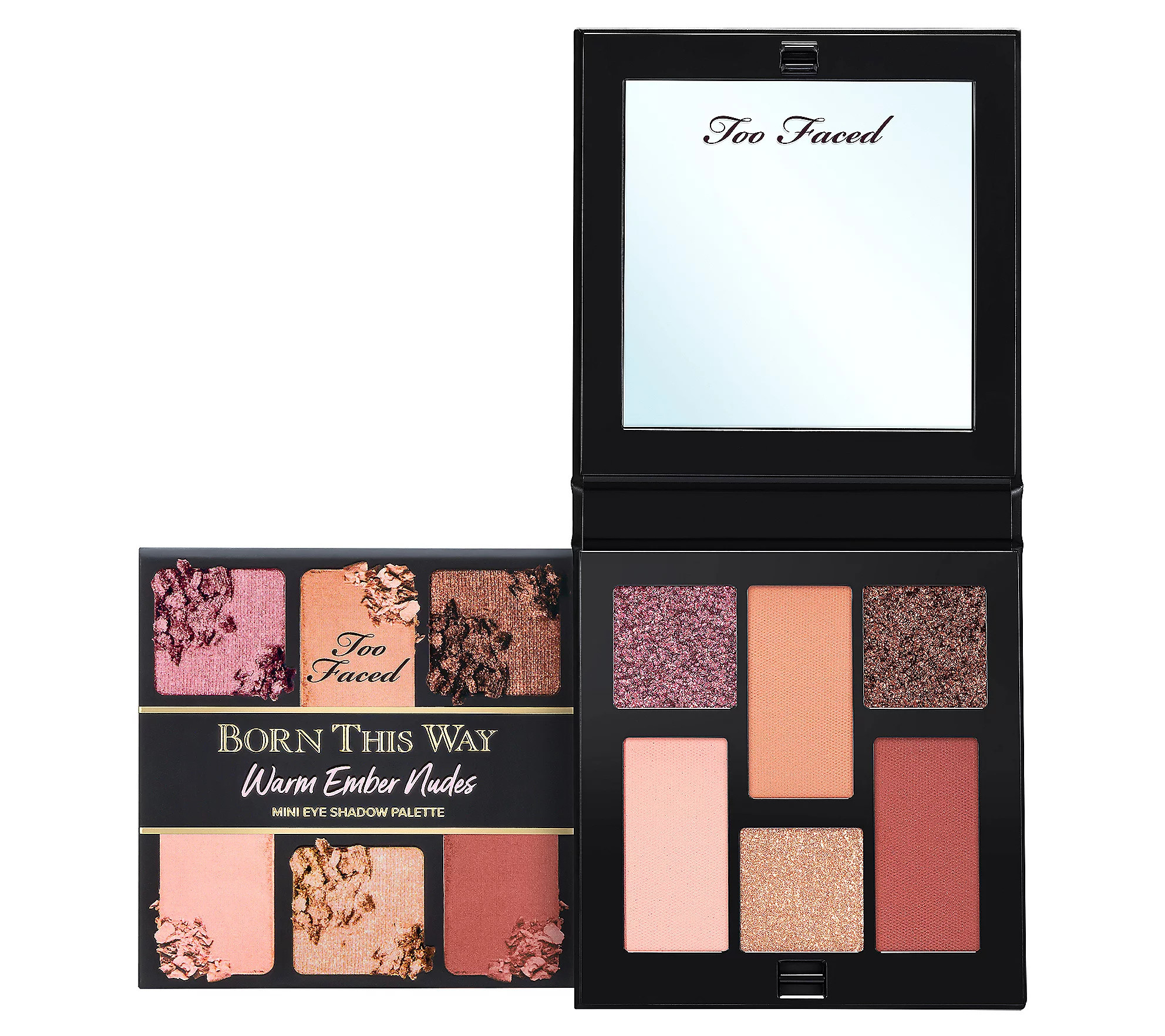 Too Faced Born This Way Natural Nude Mini Eye S hadow Palette | QVC