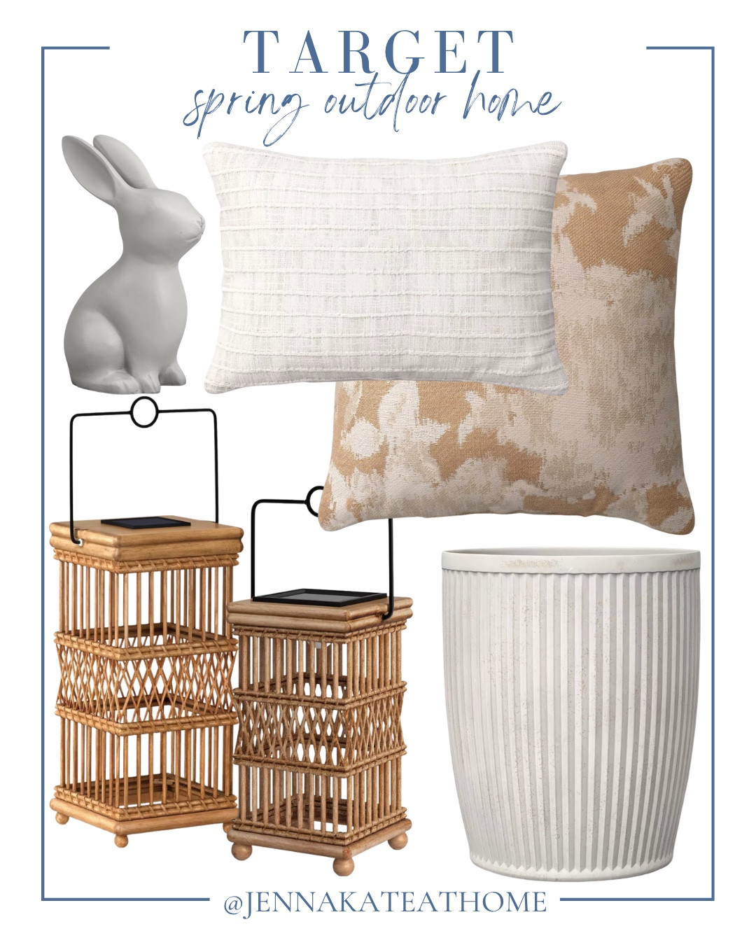 Target outdoor home includes planter, outdoor pillows, lanterns, outdoor rabbit figure.

Home decor, spring home, outdoor home, outdoor decor

#LTKSeasonal #LTKHome #LTKvlog