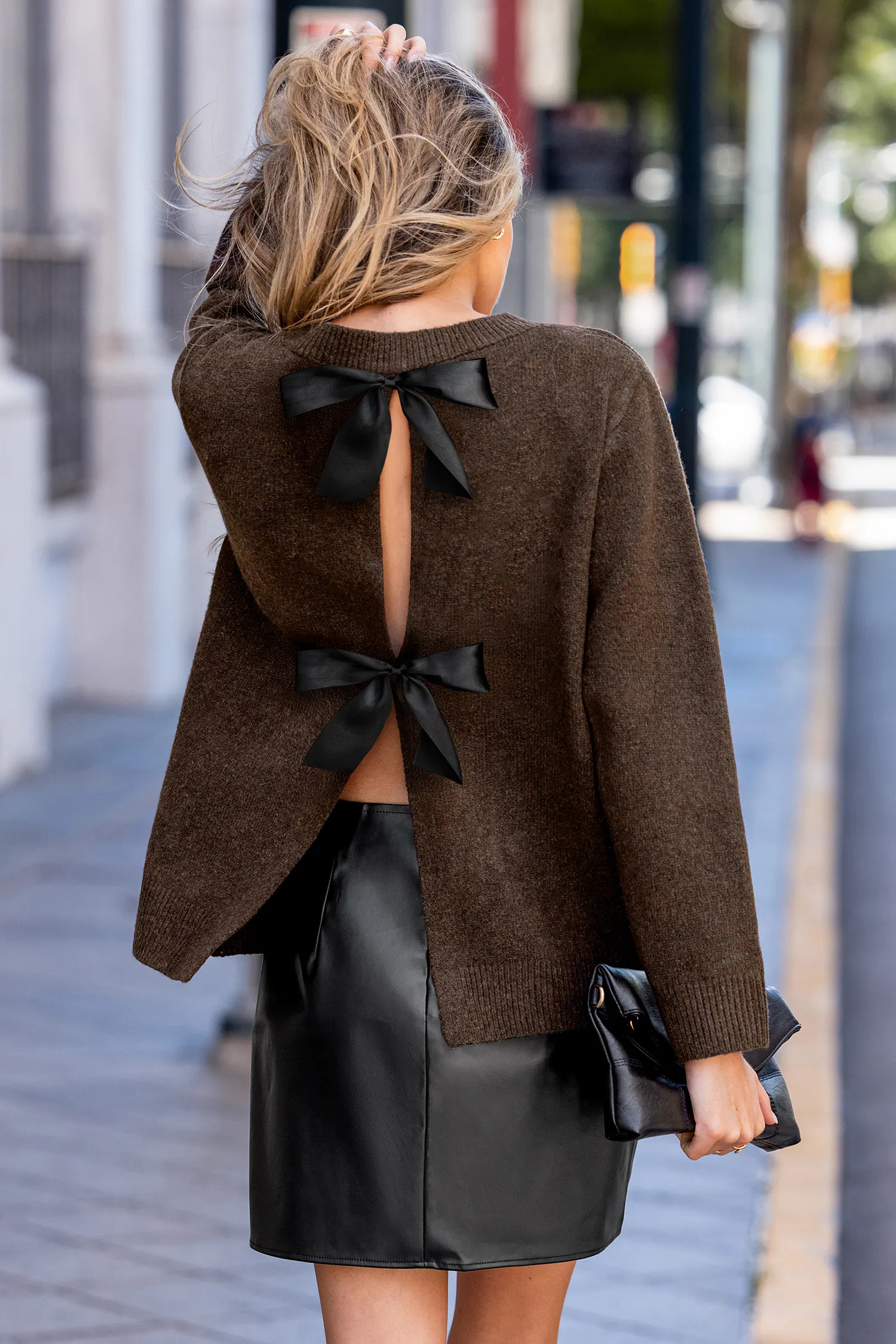 Cocoa Comfort Brown Sweater | Cupshe US