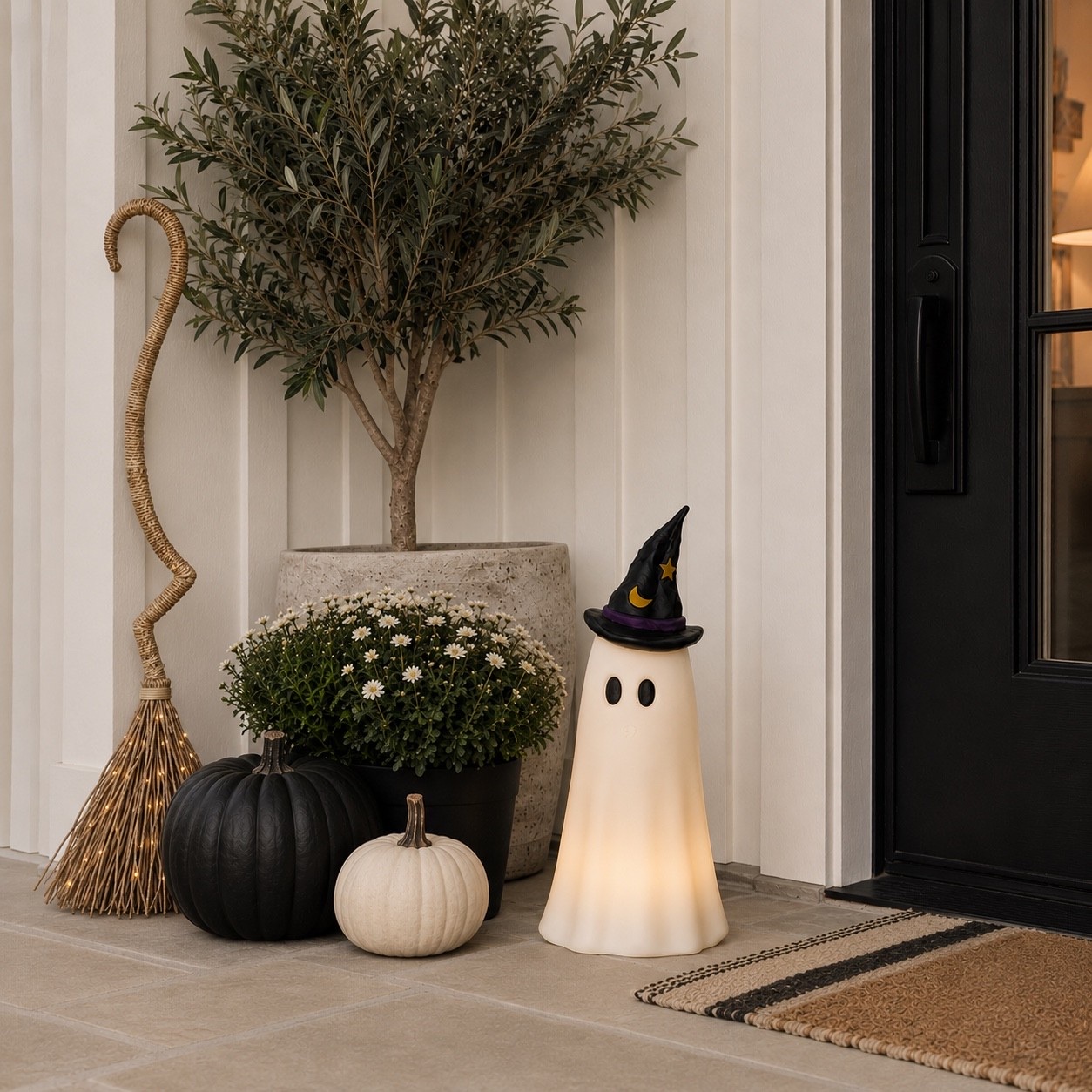 This little lit ghost is cute! Style on a porch or entry

Created this design with my design choices and ai

#LTKSaleAlert #LTKHome #LTKSeasonal