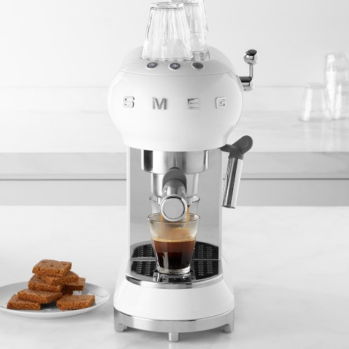 Smeg Espresso Machine, White | Williams-Sonoma