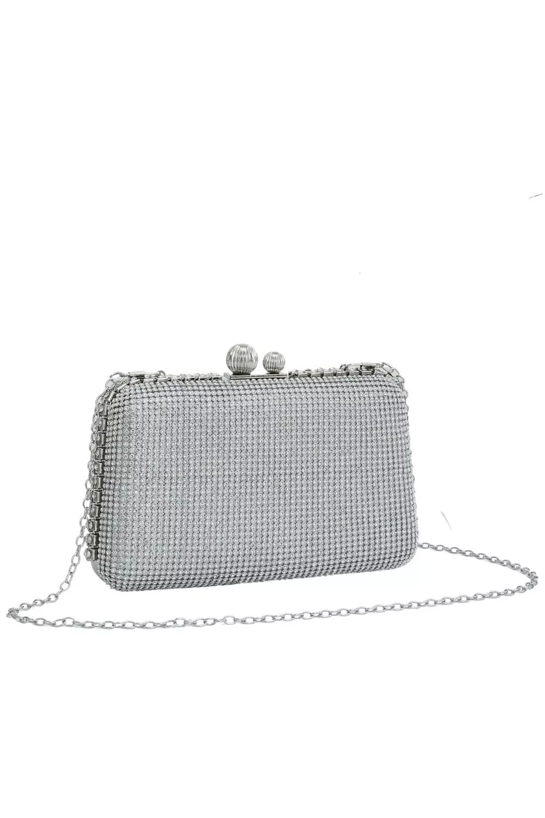 Bags & Purses | Delicada Diamond Embellished Clutch Evening Bag | Fontanella Fashion | Debenhams UK