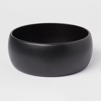 118oz Acacia Modern Serving Bowl Black - Threshold™ | Target