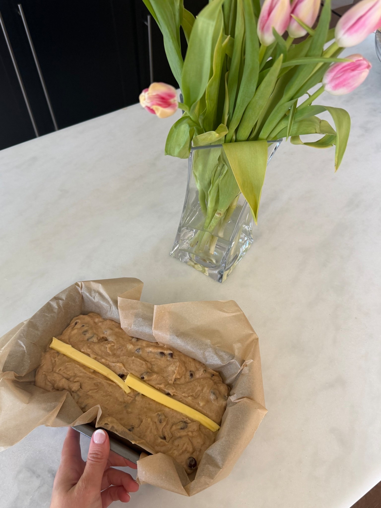 Spring baking has officially commenced !! 🙌🏻🥖🌸🥮 What’s everyone making first?? 

Pro tip: if you put a small sliver of butter down your banana bread you will get the most perfect seam/ crack. Delish!! 

#LTKSeasonal #LTKdayinmylife #LTKfoodie