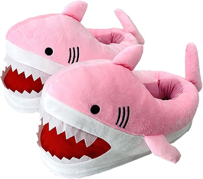 Cute Pig Cartoon Animal Home Furry Slippers - Women's Warm Winter Slippers | Amazon (US)