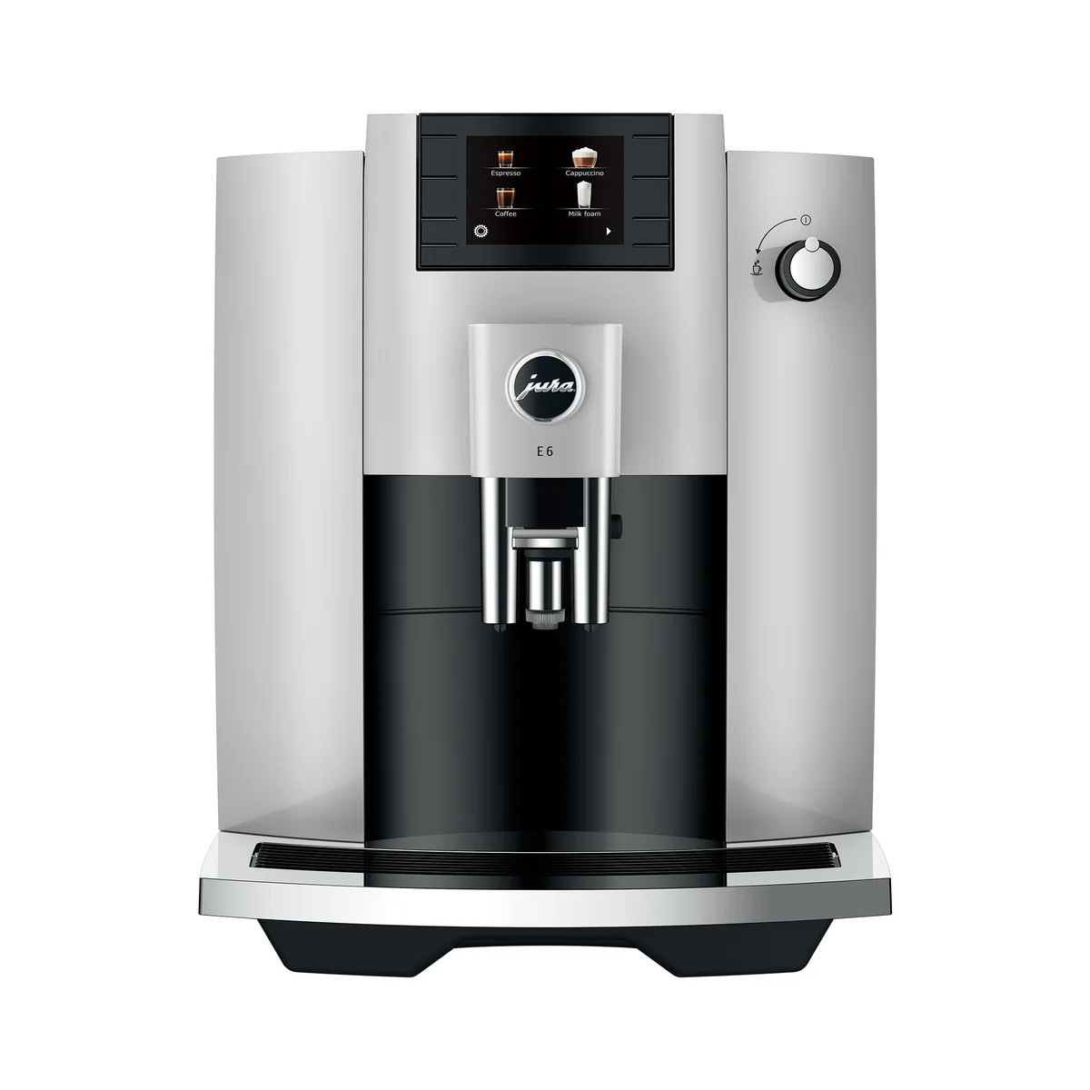 E6 Fully Automatic Coffee Machine in Platinum | Over The Moon