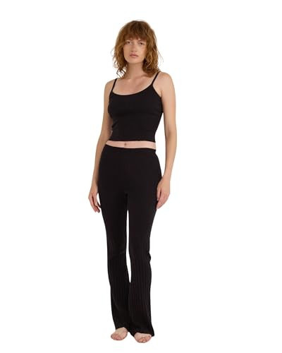 Organic Basics Women's Soft Knit Rib Tank Top, Black | Amazon (US)