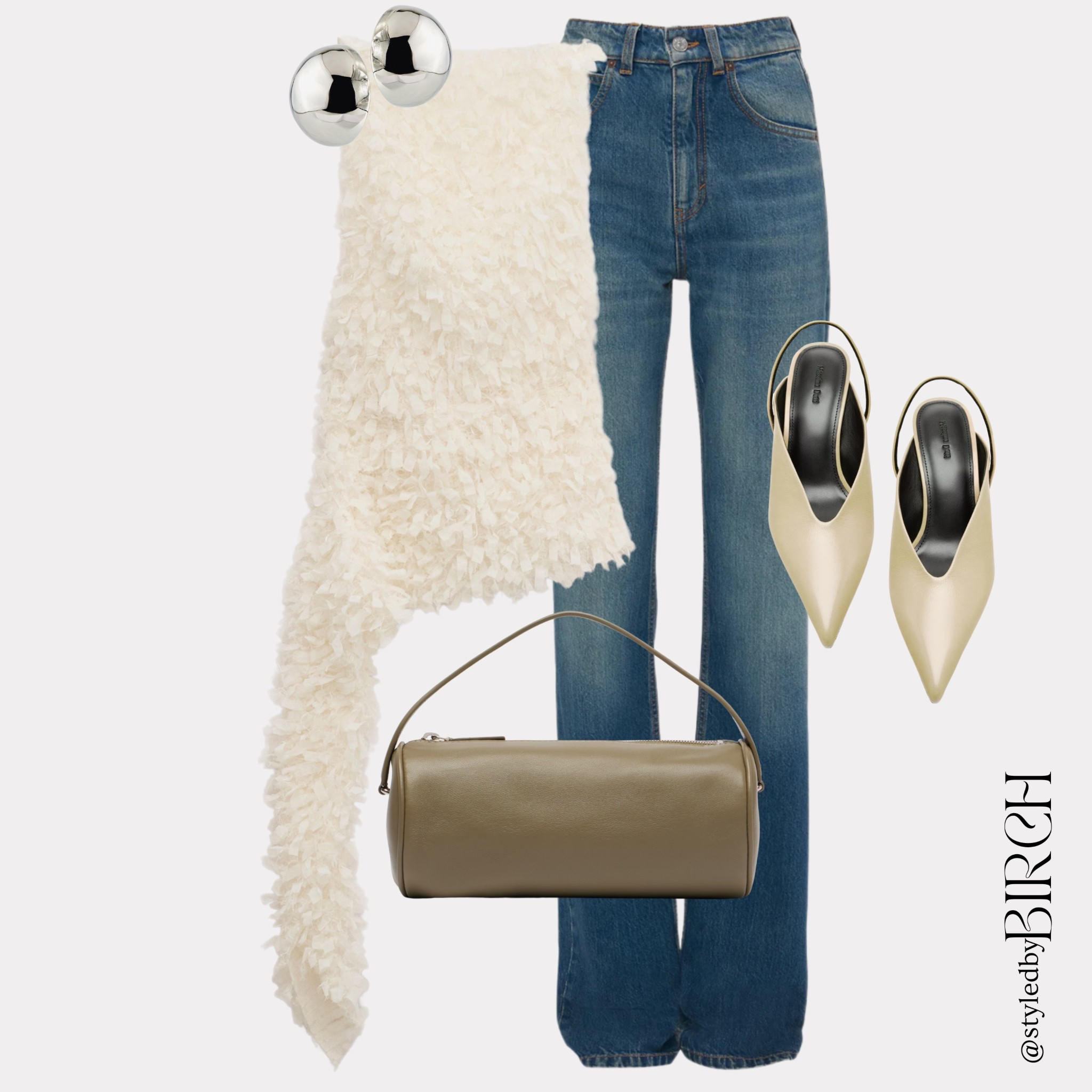 Weekend plans but make it chic. This look is the perfect balance of effortless and elevated. Easy to wear but still feels styled 🤍

#outfitinspo #ootd #fashion #goingoutoutfit #chicstyle 

Tags 🏷️
Textured cream asymmetrical top, mid wash straight leg jeans, cream slingback heels and a taupe shoulder bag

#LTKspring #LTKspringtrends #LTKootd