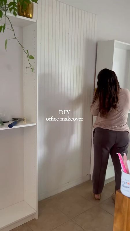 Our diy office makeover is complete! Shop this post for the links! Next post, I’ll share the insides and how I styled + organized  