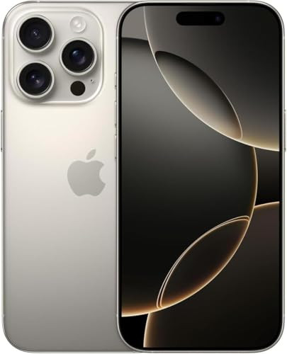 Apple iPhone 16 Pro, US Version, 512GB, Natural Titanium - Unlocked (Renewed Premium) | Amazon (US)