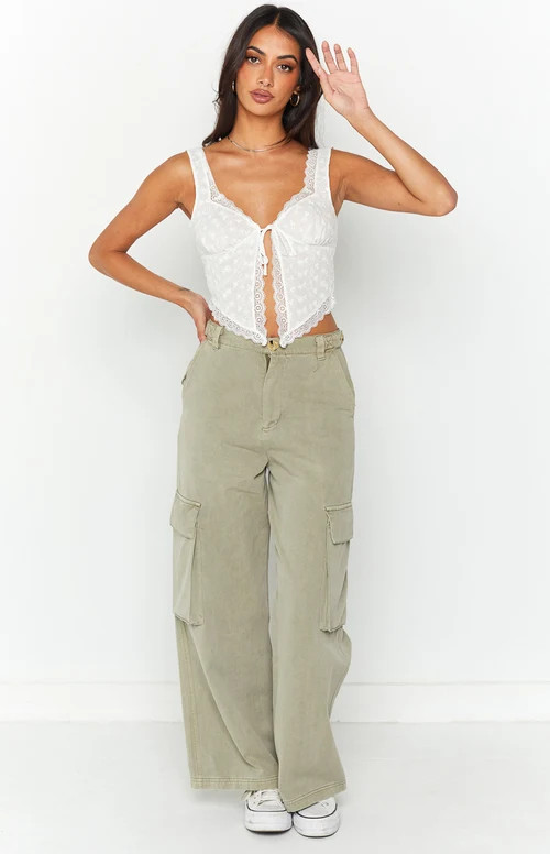 Claudia White Tie Front Top | Beginning Boutique (AU)
