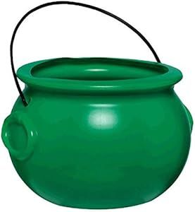 Amscan 130080 Party Favor Plastic Pot of Gold, 8", Green - 1 Pc | Amazon (US)