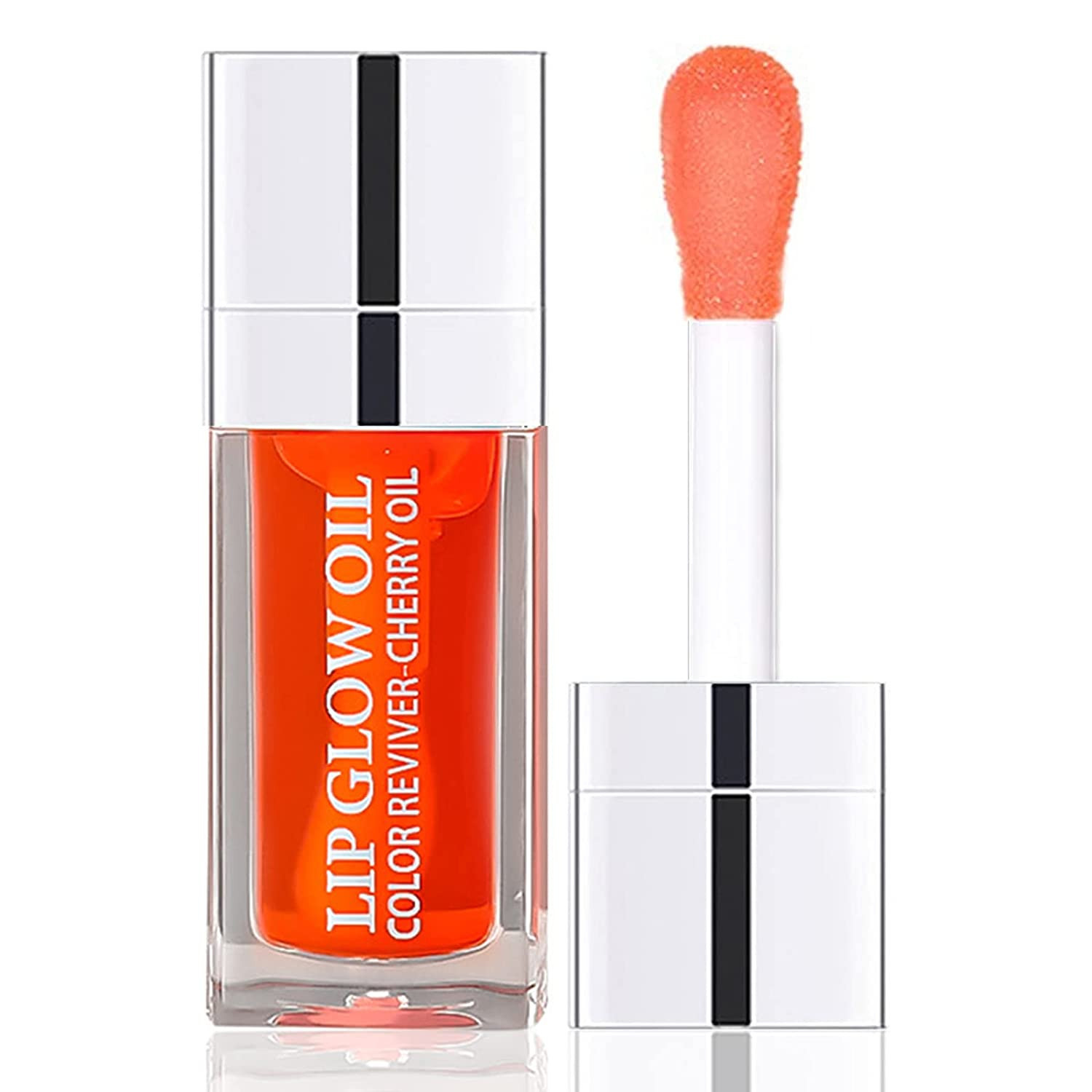 Plumping Lip Oil Hydrating Lip Gloss Tinted Lip Balm Transparent Toot Lip Oil Lip Care, Big Brush... | Amazon (US)