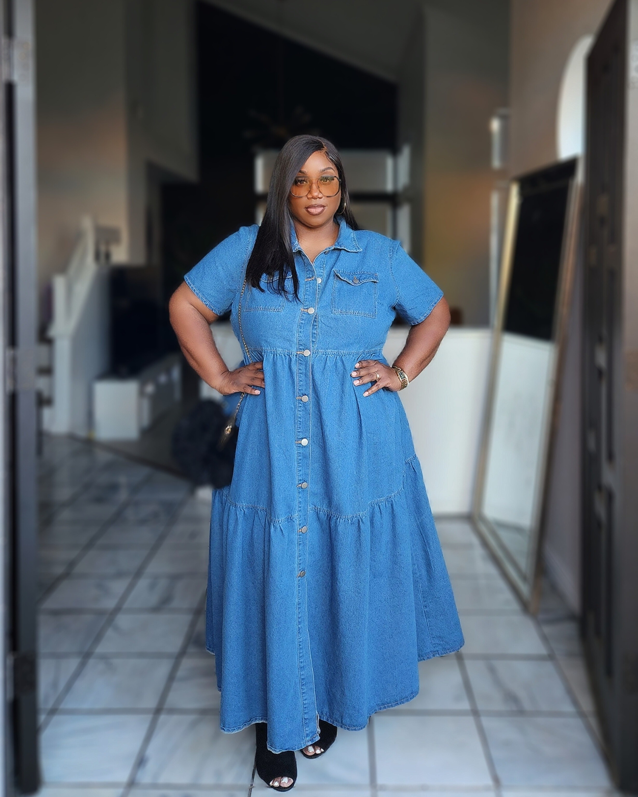 Flowy denim dresses, long maxi lengths and textured black details in today's fall look! 

#LTKStyleTip #LTKPlusSize #LTKFindsUnder50