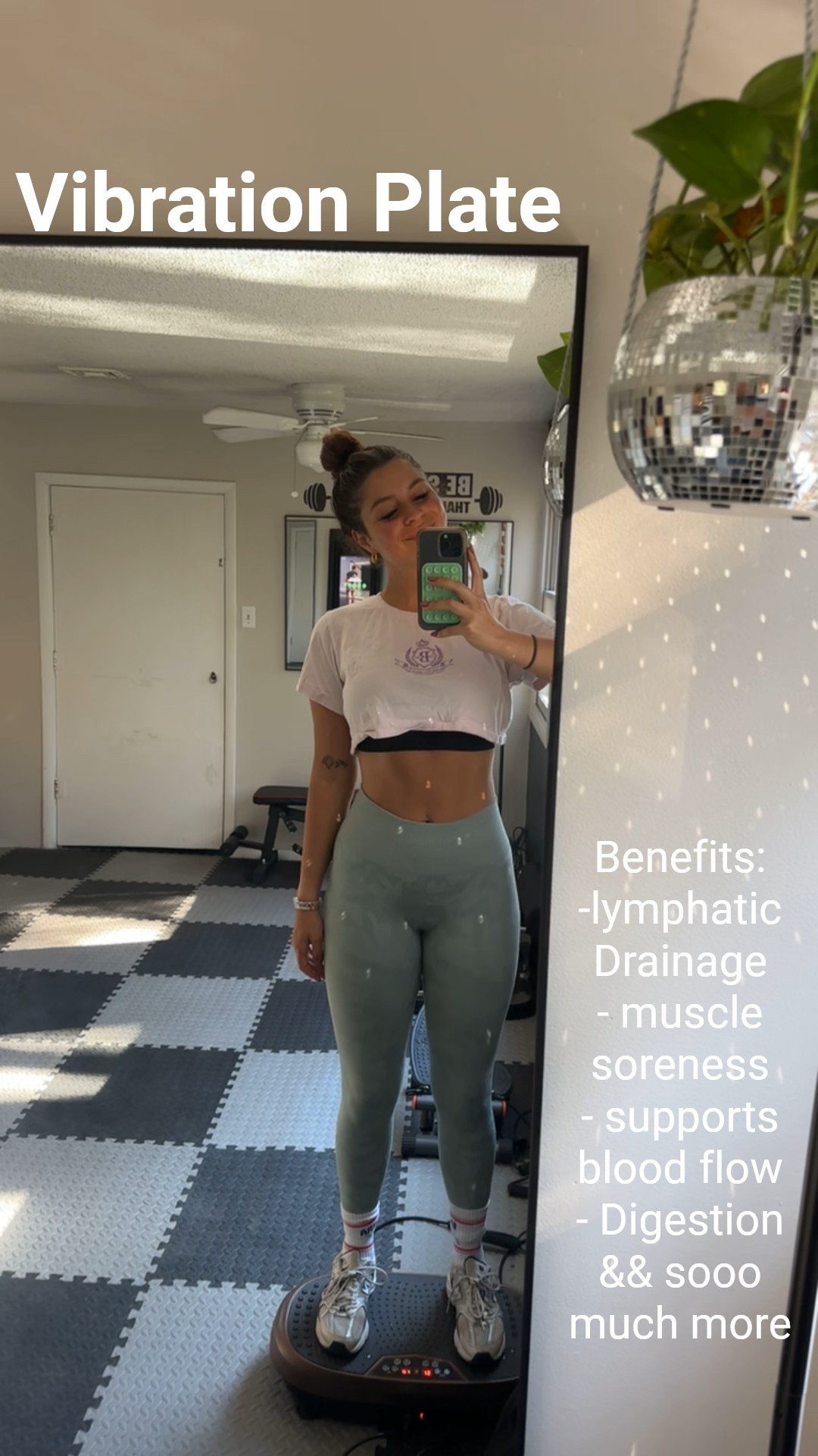 Love my vibration plate! If you are thinking of getting one this is the one I have been using! 🫶🏼
Benefits: 
Lymphatic drainage, Recovery after workouts, helps with restless legs, digestion && soo much more 👏🏻👏🏻

#LTKActive #LTKHome #LTKSaleAlert