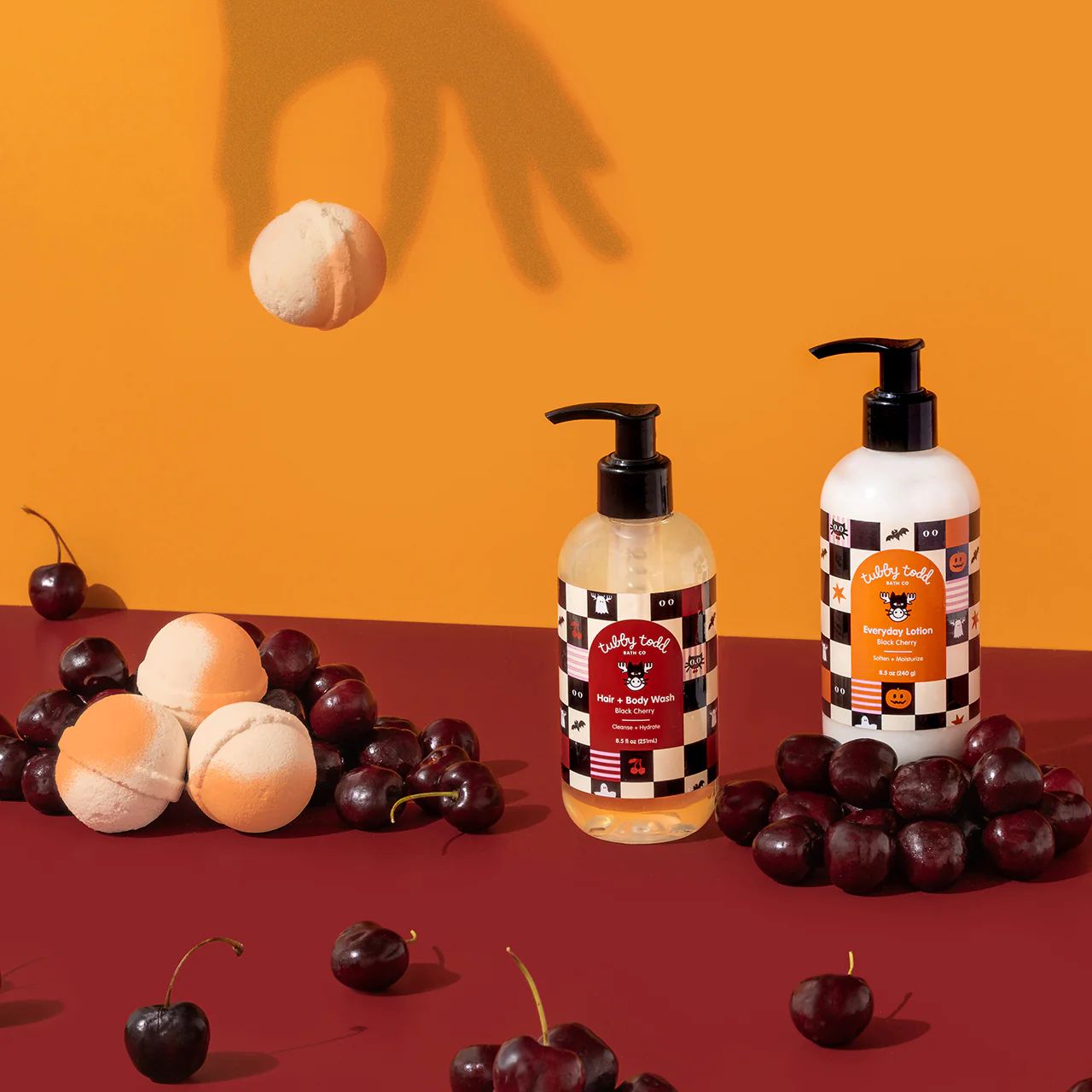 Black Cherry Halloween Collection | Tubby Todd Bath Co