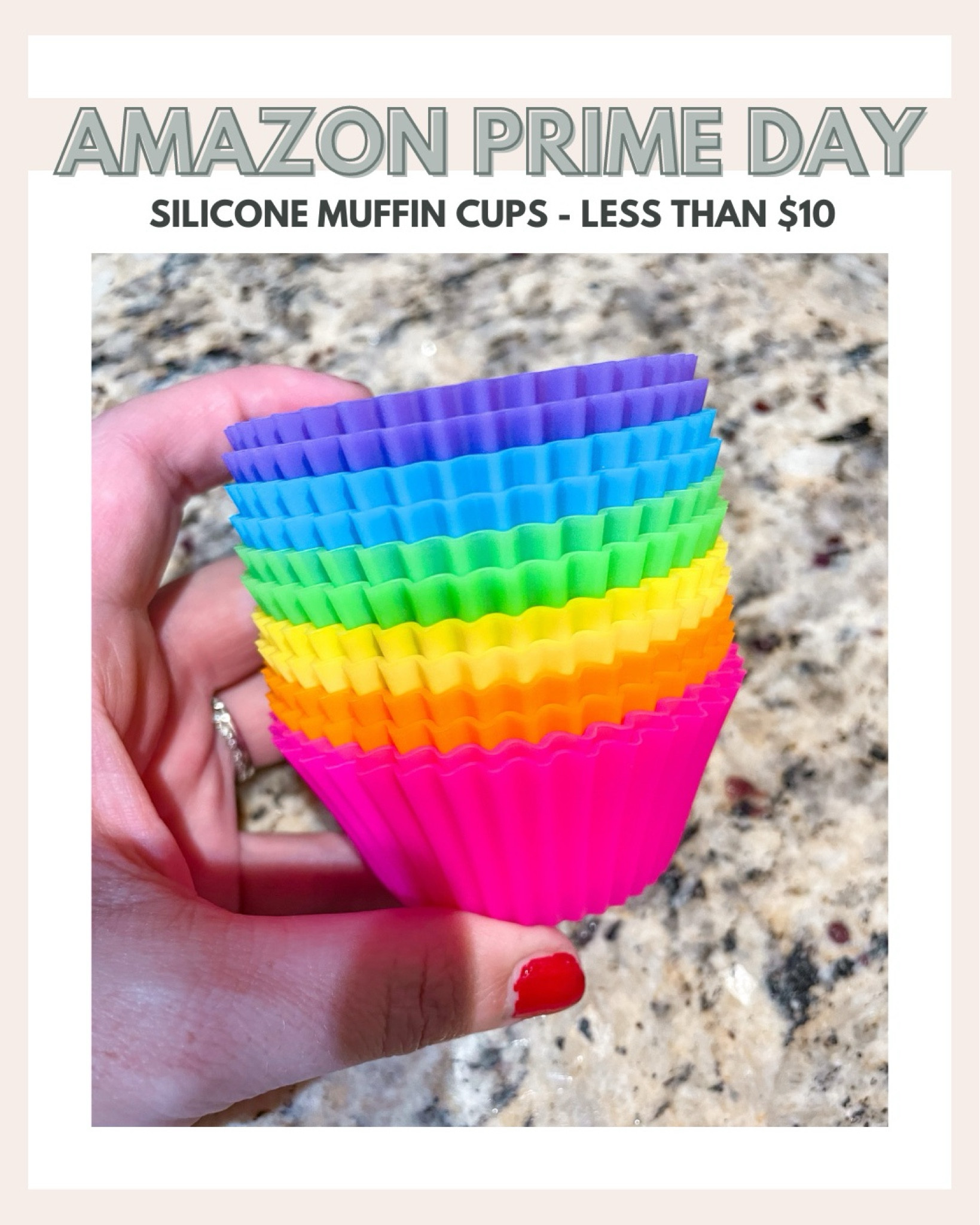 I love these silicone muffin cups for bakibg

#LTKParties #LTKHome #LTKSaleAlert