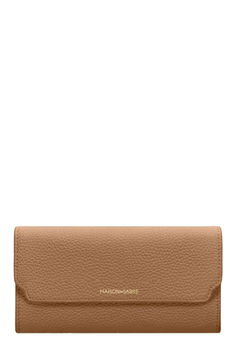 Long Leather Flap Wallet | Nordstrom