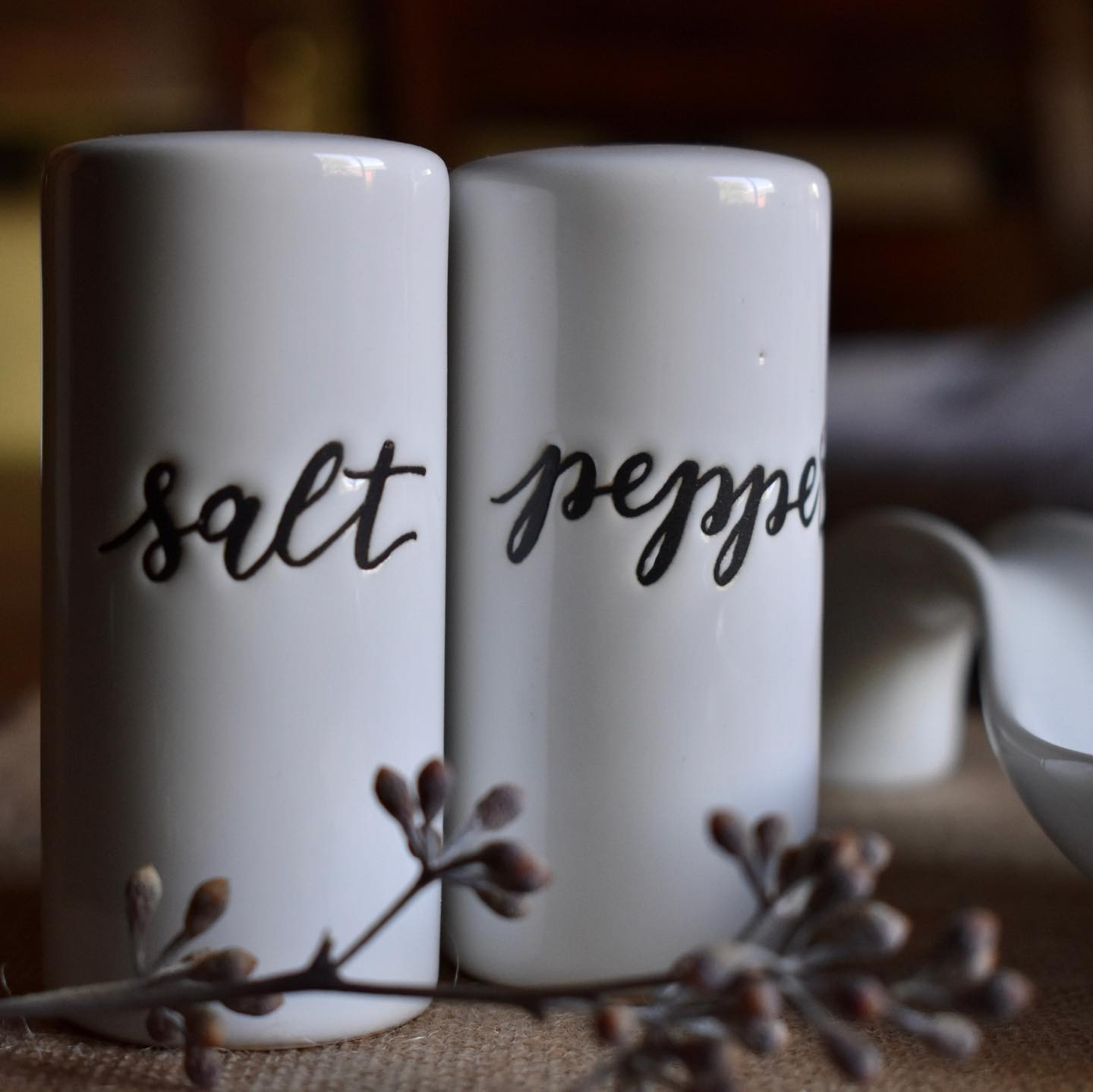 Stoneware 2pc Salt and Pepper Shakers - Threshold™ | Target