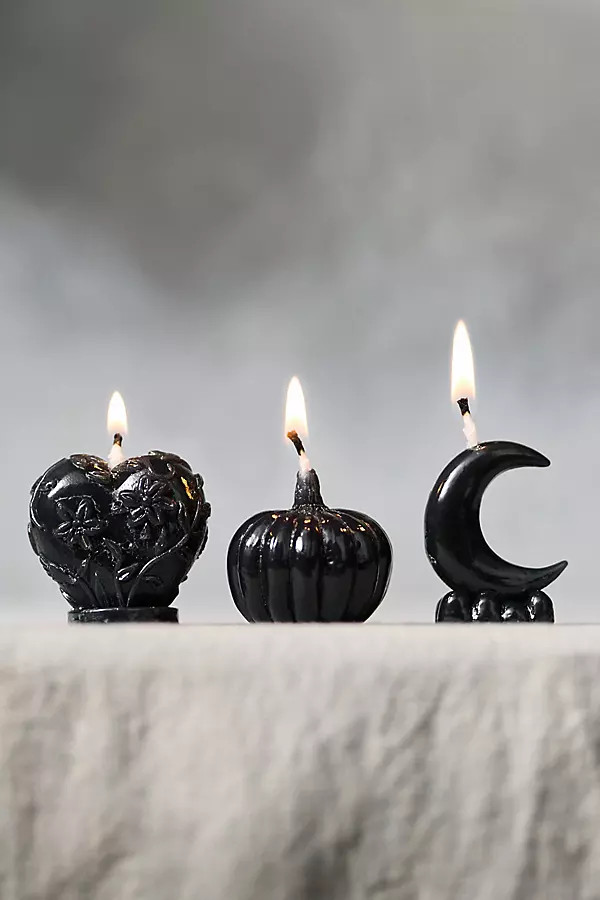 Halloween Decorative Shaped Wax Candle Set | Anthropologie (US)