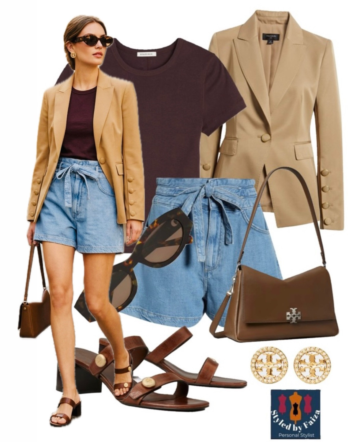 Two different denim shorts, both absolutely worth adding to your wardrobe. 🤎

Light wash with a tie waist styled up with a camel blazer and brown accessories. Dark denim bermudas kept relaxed with a linen blazer, slides, and a raffia bag. Different shorts, same energy — effortless and put-together.

Styled by @styled.by.faiza

denim shorts women · light wash denim shorts · dark denim bermuda shorts · how to style denim shorts · blazer and shorts outfit · summer outfits women · smart casual women outfits · denim shorts outfit ideas · shoppable outfits · everyday chic style

#denimshorts #bermudashorts #summeroutfitideas #blazeroutfit #spring #casualchicstyle

#LTKsummer #LTKstyletip #LTKtravel